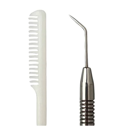Multifunctional Tool with comb Vilmy, silver