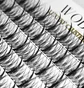 Накладные пучковые ресницы WoBs Fairy Lashes 20D, толщина 0.07, длина 12 мм, 200 шт