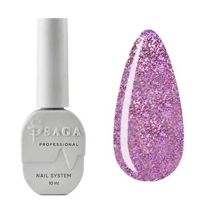 Світловідбиваючий гель-лак SAGA Professional Fiery Gel #16, 10 мл