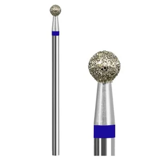 Frez diamentowy Mart, Kulka, Blue, 3.5 mm