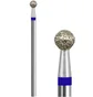 Frez diamentowy Mart, Kulka, Blue, 3.5 mm