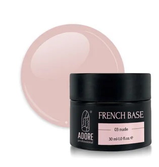 Камуфлююча база Adore Professional French Base №03 Nude, 30 мл