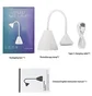 Лампа UV/LED для сушіння нігтів рожева на акумуляторі та USB, 5 Вт