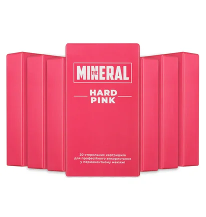 Набір картриджів для татуажу The Mineral 35/1 RLMT Hard Pink, 20 шт