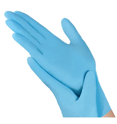 Нітрилові текстуровані рукавички без пудри Medicom SafeTouch Advanced Slim, Blue, нестерильні, розмір M, 100 шт