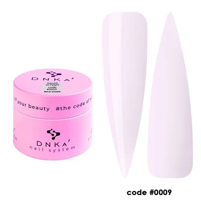 Płynny akrylożel DNKa' #0009 Milk Shake, słoiczek, 15 ml