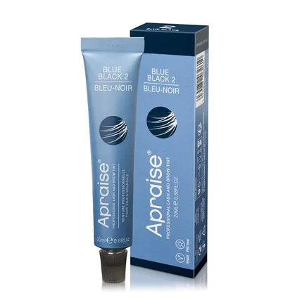 Фарба для брів та вій Apraise Vegan & PPD Free Blue Black #2, 20 мл