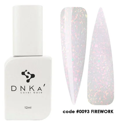 Kauczukowa baza kamuflująca z płatkami folii DNKa' French #0093 Firework, 12 ml