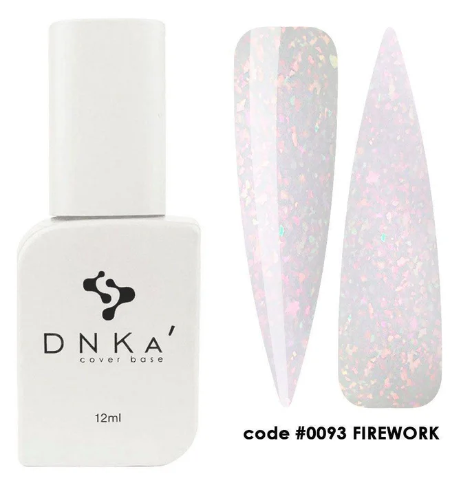 Kauczukowa baza kamuflująca z płatkami folii DNKa' French #0093 Firework, 12 ml
