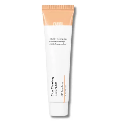 ВВ-основа Purito Cica Clearing BB Cream, Rose Ivory #15, 30 мл