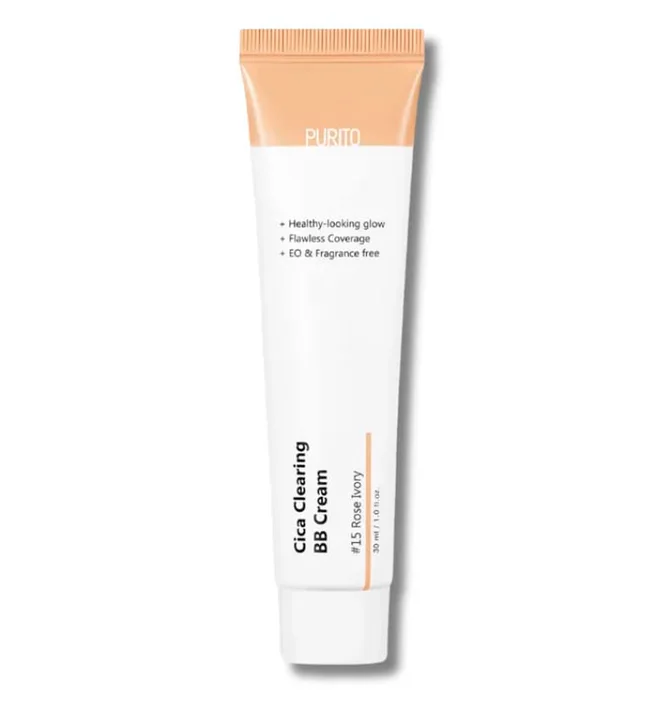 ВВ-основа Purito Cica Clearing BB Cream, Rose Ivory #15, 30 мл