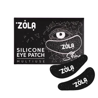 Силіконові багаторазові патчі ZOLA, чорні, 1 пара