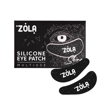 Силіконові багаторазові патчі ZOLA, чорні, 1 пара