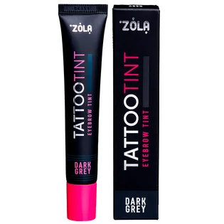 Фарба для брів та вій ZOLA Tattoo Tint, Dark Grey, 15 мл