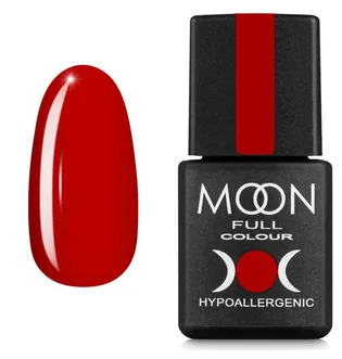 Lakier hybrydowy Moon Full Color #137, klasyczny czerwony, 8 ml