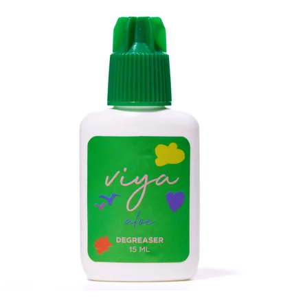 Знежирювач для вій Viya, Aloe, 15 мл