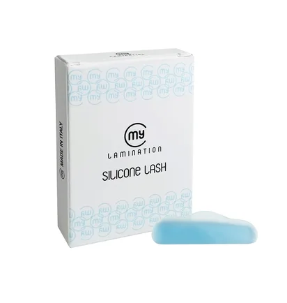 Набір валиків для ламінування My Lamination Silicone Lash Mix, блакитні плоскі, 5 пар