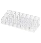 Przezroczysty organizer z przegródkami na kosmetyki, 240×95×50 mm