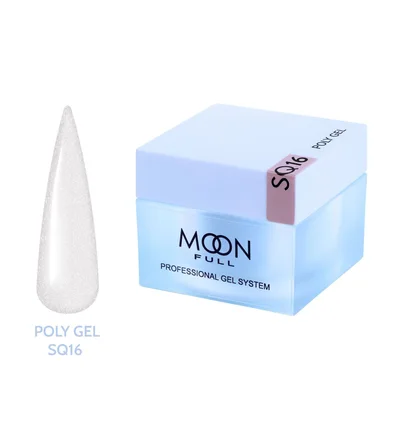 Полігель Moon Full для нарощування нігтів Poly Gel #SQ16, 30 мл