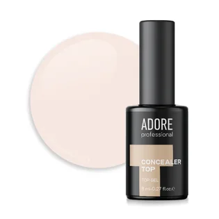 Топ для нігтів без липкого шару Adore Professional Concealer Top №04 Ombre, UV-фільтр, 8 мл