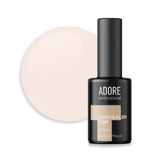 Топ для нігтів без липкого шару Adore Professional Concealer Top №04 Ombre, UV-фільтр, 8 мл