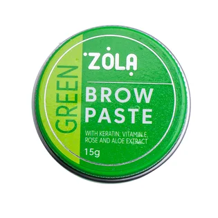 Паста для брів ZOLA, зелена, 15 г