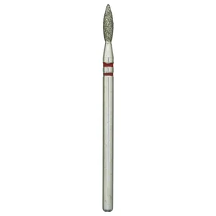 Алмазная фреза Nisima, Пламя P872f023, 2.3 мм, красная
