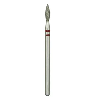 Diamond Nail Drill Bit Nisima, Flame P872f023, 2.3 mm, red