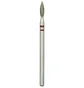 Diamond Nail Drill Bit Nisima, Flame P872f023, 2.3 mm, red