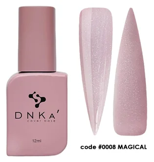 Camouflage Rubber Base with Shimmer DNKa' French #0008 Magical, 12 ml