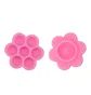 Палитра для клея, на 7 лунок, в форме ромашки, розовая