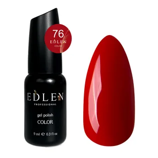 Гель-лак для нігтів Edlen Color #076, 9 мл