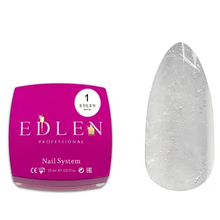 Полігель для нарощування нігтів Edlen Poly Gel #01, 15 мл