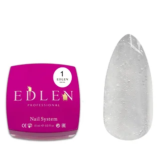 Полігель для нарощування нігтів Edlen Poly Gel #01, 15 мл
