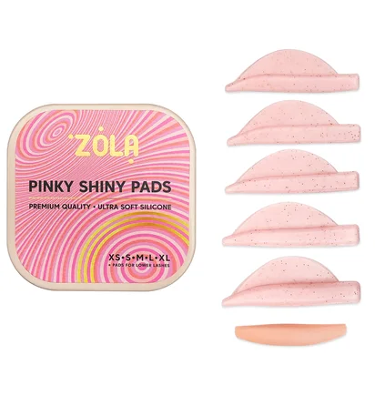 Валики для ламінування ZOLA Pinky Shiny Pads, 6 пар