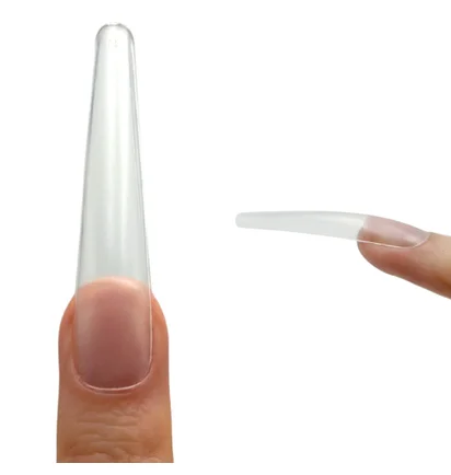 Набір типс для нарощування нігтів Adore Professional SPLETNIца XXL Gel Tips Coffin, 240 шт