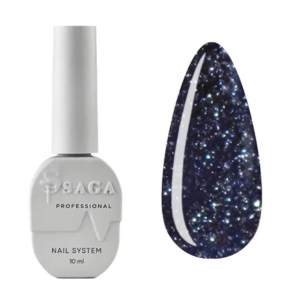 Світловідбиваючий гель-лак SAGA Professional Fiery Gel #44, 10 мл