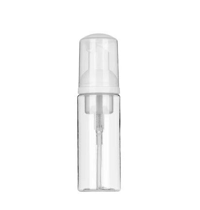 Foamer Bottle, clear, with white pump, 80 ml