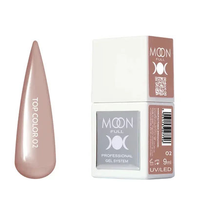 Топ Moon Full для гель-лаку Color Top #02, в баночці, 9 мл