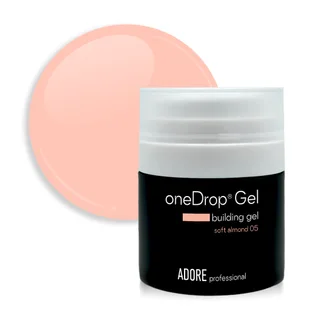 Гель для нарощування нігтів Adore Professional One Drop Gel №05 Soft Almond, 30 г