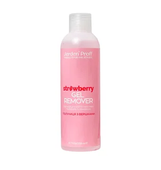 Средство для снятия гель-лака Jerden Proff Strawberry Cream, 200 мл