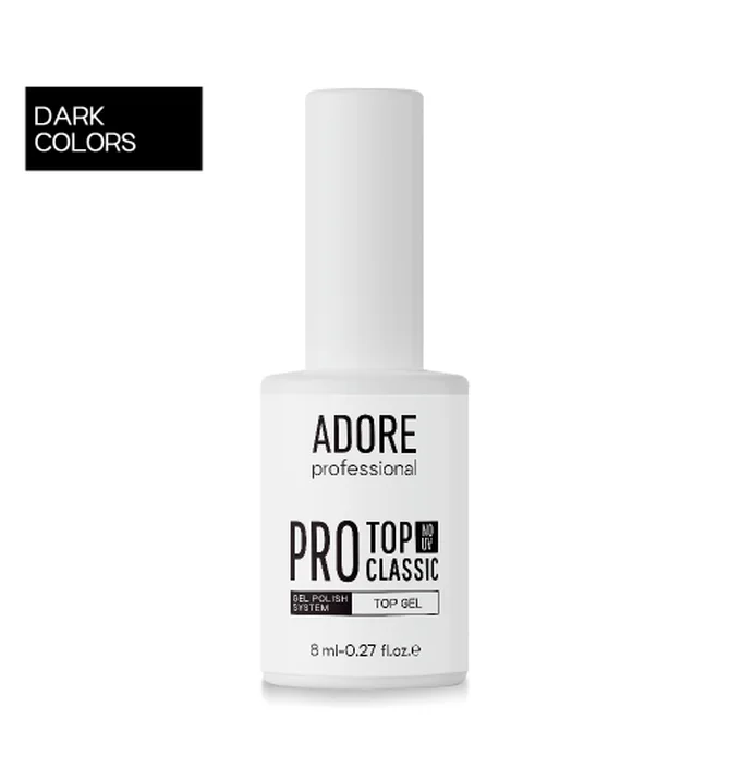 Топ для темних відтінків Adore Professional Pro Classic Top UV, 8 мл
