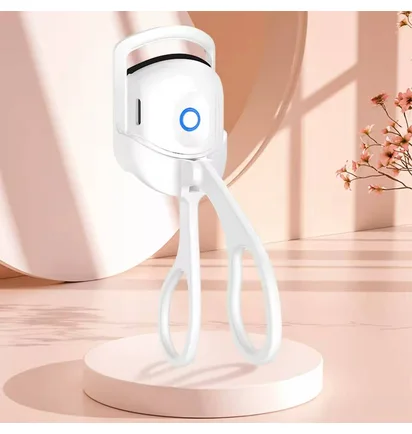 Електричний затискач-щипці USB для завивки вій, білий