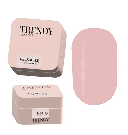 Гель-суфле для моделювання Trendy Nails Souffle Gel, Caramel, HEMA/TPO free, 15 мл