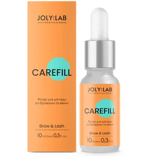 Wypełniacz do pielęgnacji brwi i rzęs JolyLab Carefill, 10 ml