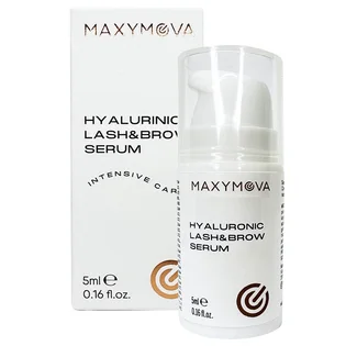 Гіалуронова сироватка для вій та брів Maxymova Hyaluronic Lash & Brow Serum, 5 мл