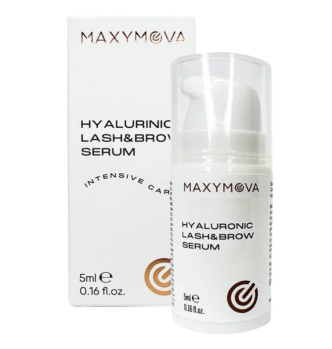 Гіалуронова сироватка для вій та брів Maxymova Hyaluronic Lash & Brow Serum, 5 мл