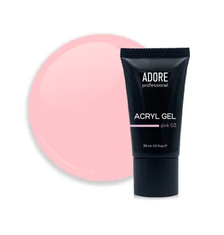 Camouflage acrylic nail gel Adore Professional No. 03 Pink, 30 ml