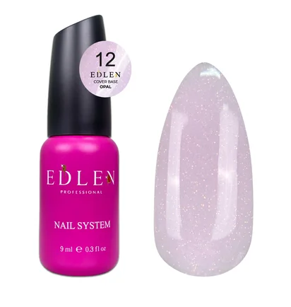 Камуфлююча база для нігтів Edlen Opal #12, 9 мл