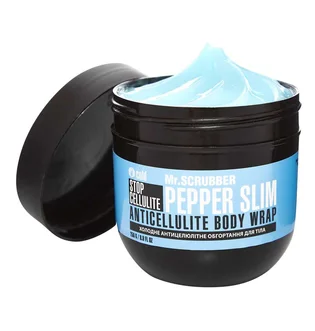 Холодне антицелюлітне обгортання для тіла Mr.Scrubber Stop Cellulite Pepper Slim, 250 г
